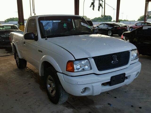 1FTYR10U21PB59502 - 2001 FORD RANGER WHITE photo 1