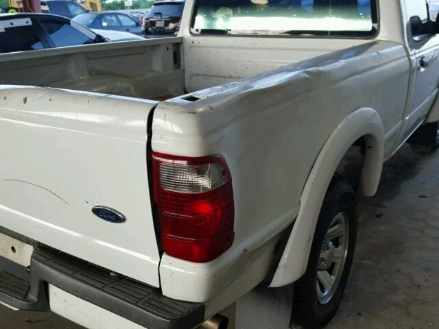 1FTYR10U21PB59502 - 2001 FORD RANGER WHITE photo 9