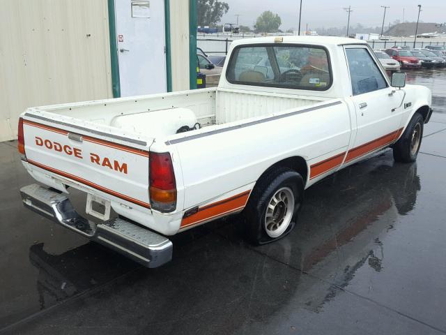 JB7FP44E4FP508278 - 1985 DODGE D50 ROYAL WHITE photo 4