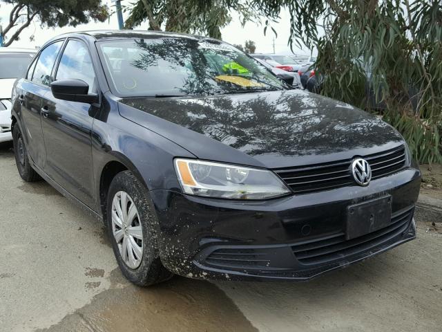 3VW2K7AJ7EM444237 - 2014 VOLKSWAGEN JETTA BASE 黑色 照片 1