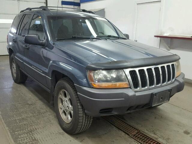 1J4GW48S21C581179 - 2001 JEEP GRAND CHER BLUE photo 1