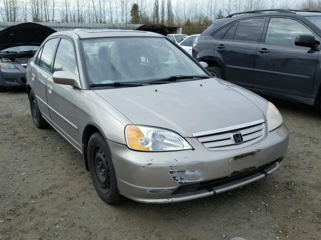 2HGES26763H520592 - 2003 HONDA CIVIC EX TAN photo 1