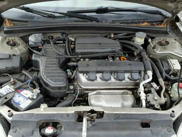 2HGES26763H520592 - 2003 HONDA CIVIC EX თაფლისფერი ფოტო 7