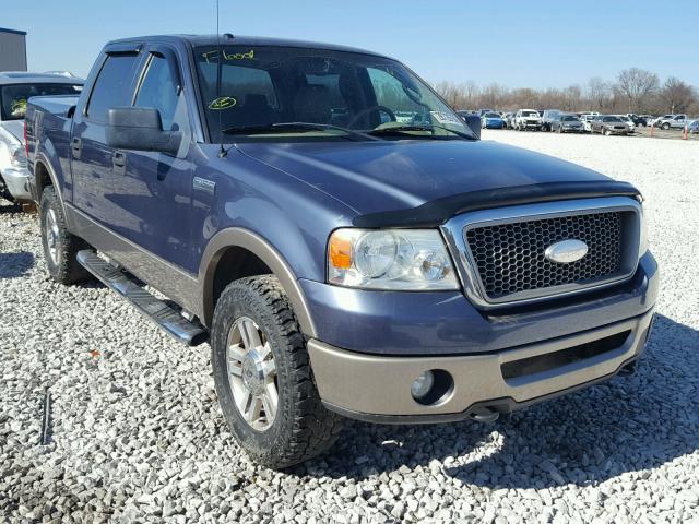 1FTPW14506FA45406 - 2006 FORD F150 SUPER BLUE photo 1