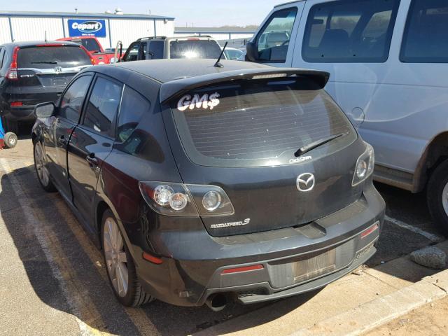 JM1BK34L271700986 - 2007 MAZDA SPEED 3 BLACK photo 3