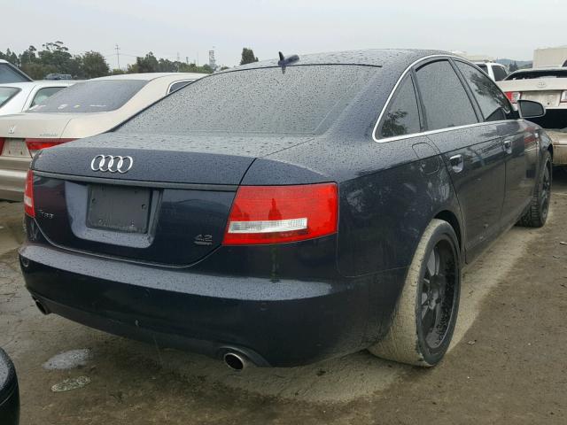 WAUDL74F06N066346 - 2006 AUDI A6 4.2 QUA BLUE photo 4