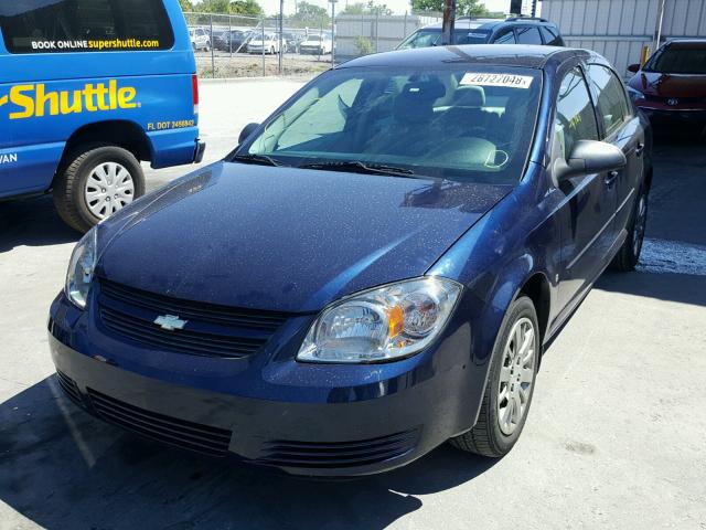 1G1AB5F53A7108919 - 2010 CHEVROLET COBALT LS BLUE photo 2