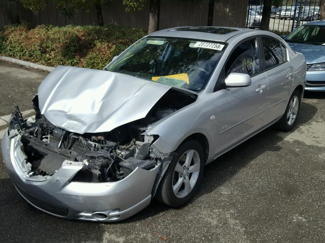 JM1BK324061497672 - 2006 MAZDA 3 S GRAY photo 2