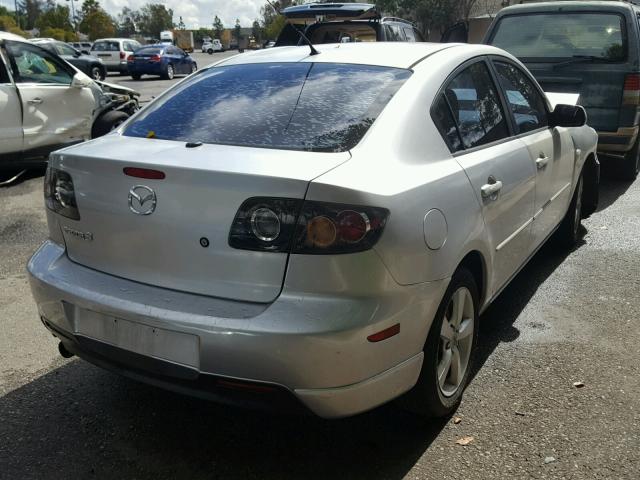 JM1BK324061497672 - 2006 MAZDA 3 S GRAY photo 4