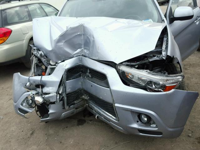 JA4AR4AU1BZ019488 - 2011 MITSUBISHI OUTLANDER SILVER photo 7