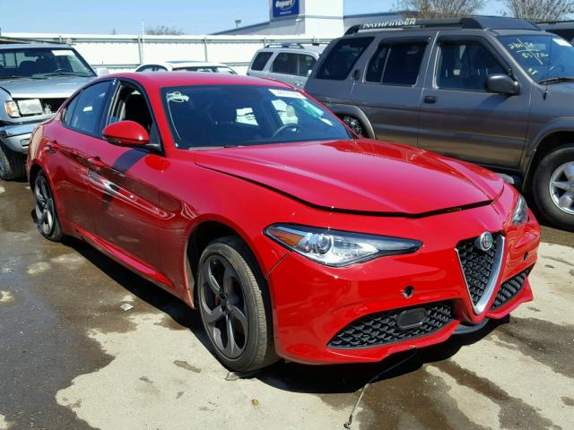 ZARFAEBN2H7533148 - 2017 ALFA ROMEO GIULIA RED photo 1