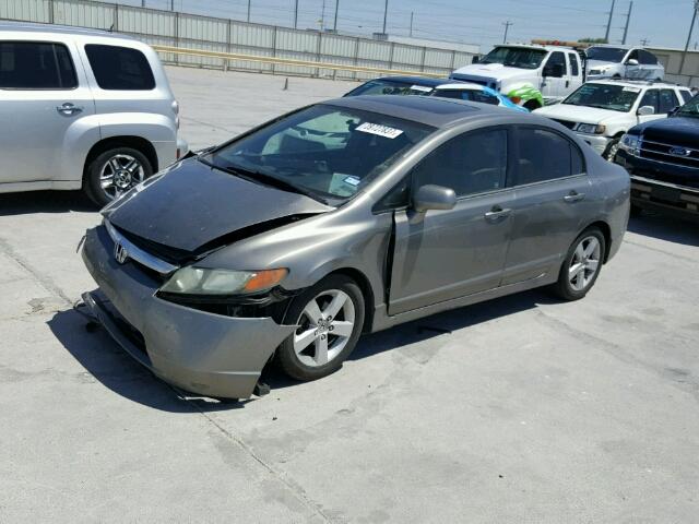 1HGFA16856L143187 - 2006 HONDA CIVIC EX ოქროსფერი ფოტო 2