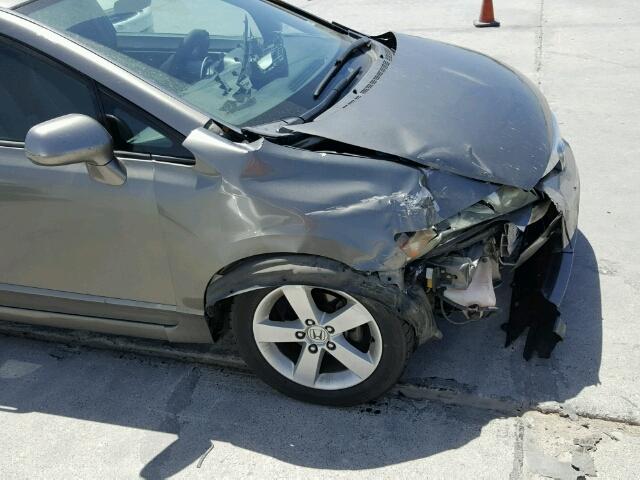 1HGFA16856L143187 - 2006 HONDA CIVIC EX ოქროსფერი ფოტო 9