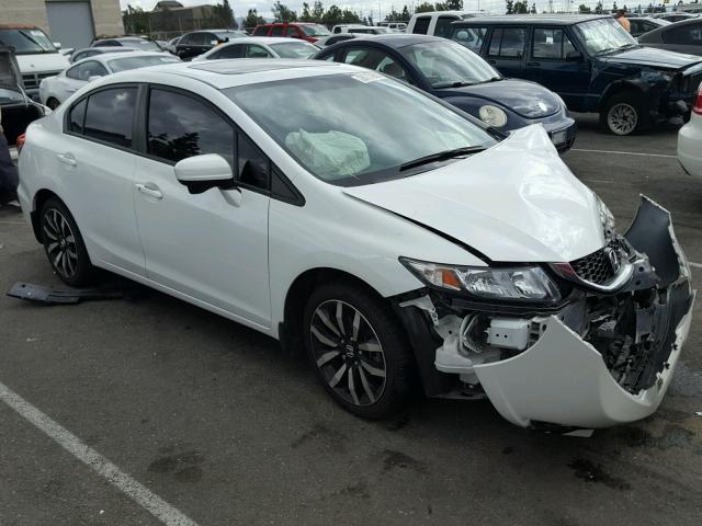 19XFB2F99EE212657 - 2014 HONDA CIVIC EXL თეთრი ფოტო 1