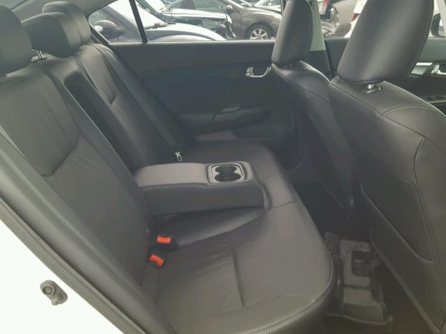 19XFB2F99EE212657 - 2014 HONDA CIVIC EXL თეთრი ფოტო 6