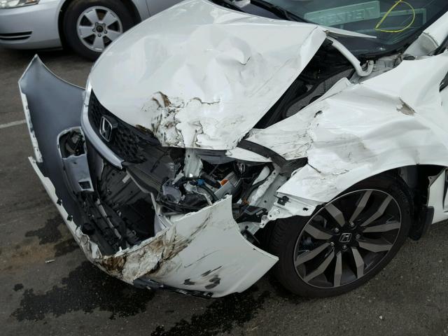 19XFB2F99EE212657 - 2014 HONDA CIVIC EXL თეთრი ფოტო 9