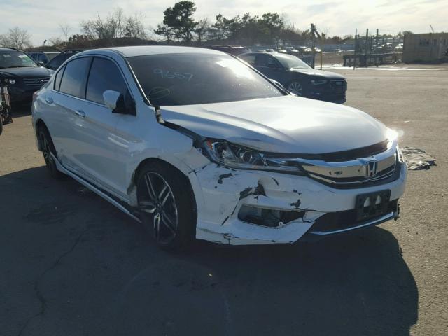 1HGCR2F18HA264329 - 2017 HONDA ACCORD SPO WHITE photo 1