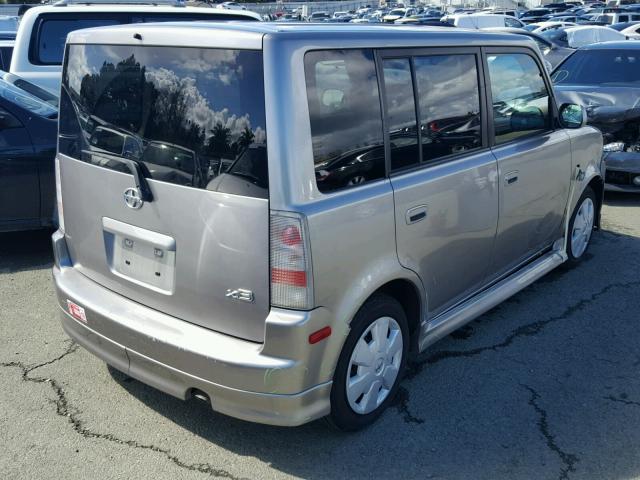 JTLKT324X64113414 - 2006 TOYOTA SCION XB 银色 照片 4