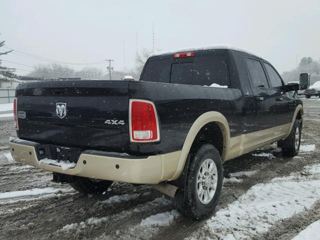 3C6UR5NLXFG587164 - 2015 RAM 2500 LARAM BLACK photo 4