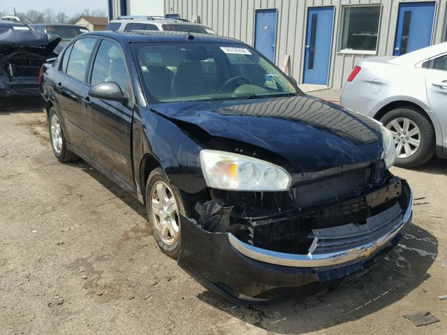 1G1ZU54875F332748 - 2005 CHEVROLET MALIBU LT BLACK photo 1