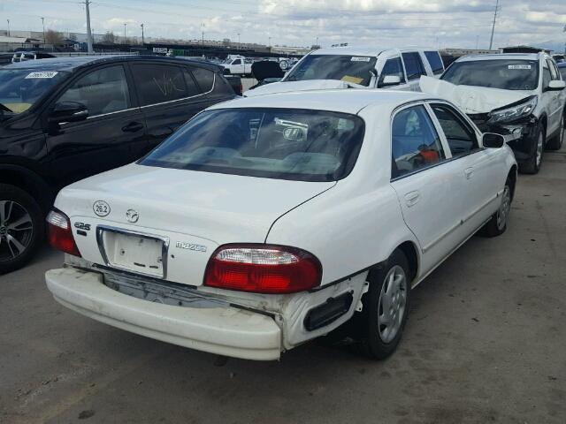 1YVGF22C615221438 - 2001 MAZDA 626 ES WHITE photo 4