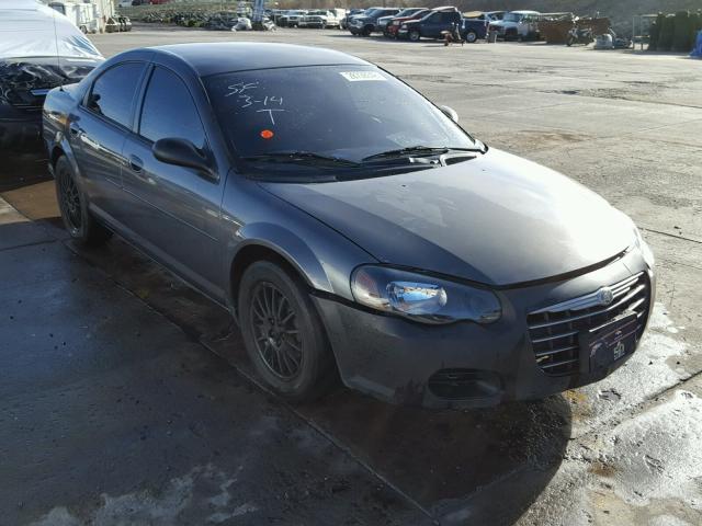 1C3EL46X45N575290 - 2005 CHRYSLER SEBRING GRAY photo 1