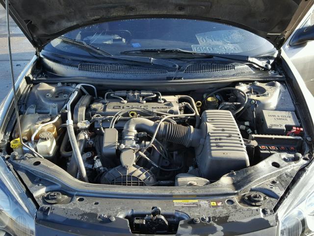 1C3EL46X45N575290 - 2005 CHRYSLER SEBRING GRAY photo 7