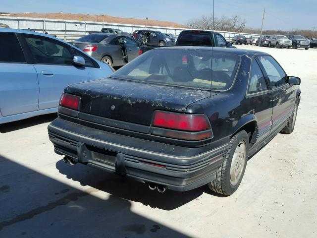 1G2WJ14X4MF258596 - 1991 PONTIAC GRAND PRIX BLACK photo 4