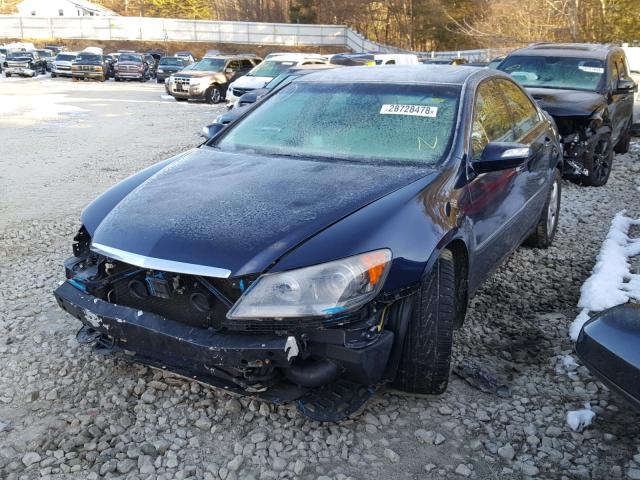 JH4KB16546C009074 - 2006 ACURA RL BLUE photo 2