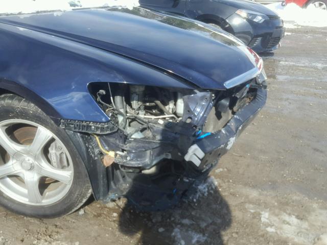 JH4KB16546C009074 - 2006 ACURA RL BLUE photo 9