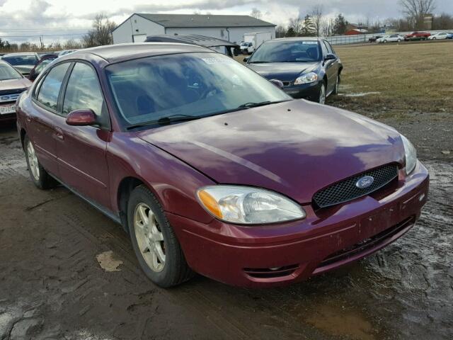 1FAFP56U76A159586 - 2006 FORD TAURUS SEL MAROON photo 1