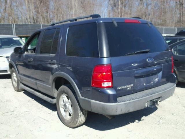 1FMZU73K43UA35358 - 2003 FORD EXPLORER X BLUE photo 3