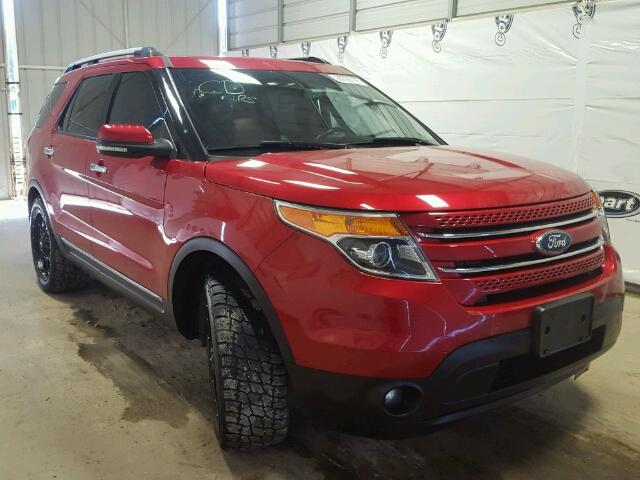 1FMHK8F87CGA50832 - 2012 FORD EXPLORER L BURGUNDY photo 1