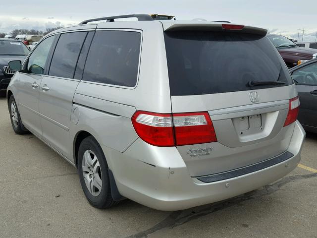 5FNRL388X6B081058 - 2006 HONDA ODYSSEY TO SILVER photo 3