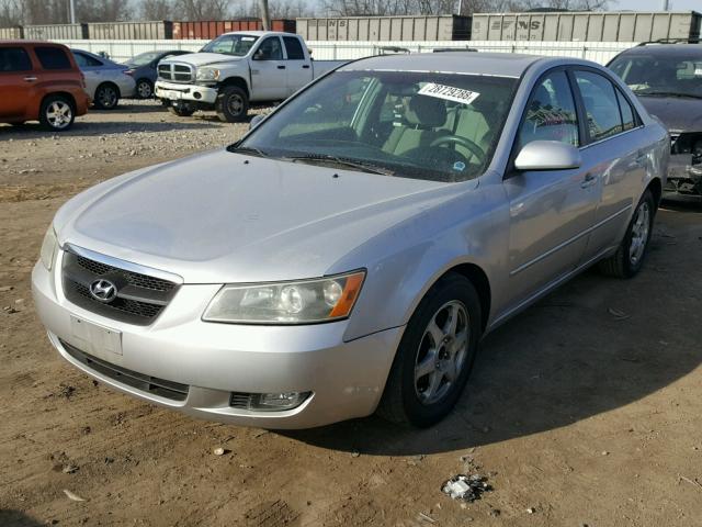 5NPEU46FX6H049666 - 2006 HYUNDAI SONATA GLS SILVER photo 2