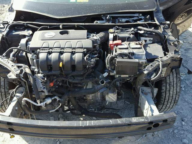 3N1AB7AP1DL691859 - 2013 NISSAN SENTRA S BLACK photo 7