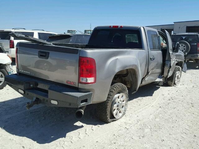 1GT120C86DF179504 - 2013 GMC SIERRA K25 GRAY photo 4