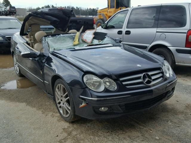 WDBTK56F29T100899 - 2009 MERCEDES-BENZ CLK 350 BLUE photo 1