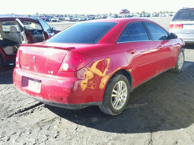 1G2ZG558064181038 - 2006 PONTIAC G6 SE1 RED photo 4