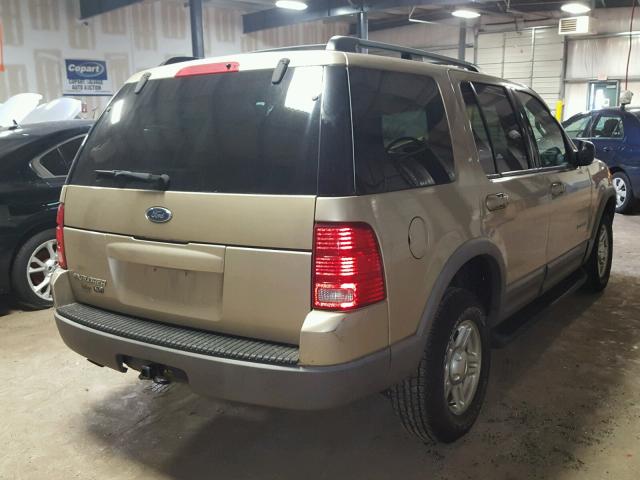 1FMDU73E42ZB11599 - 2002 FORD EXPLORER X GOLD photo 4