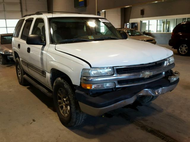 1GNEK13V34J290996 - 2004 CHEVROLET TAHOE K150 WHITE photo 1