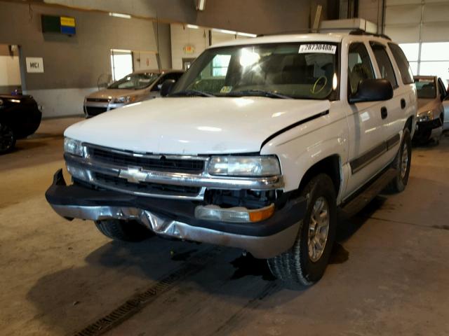 1GNEK13V34J290996 - 2004 CHEVROLET TAHOE K150 WHITE photo 2