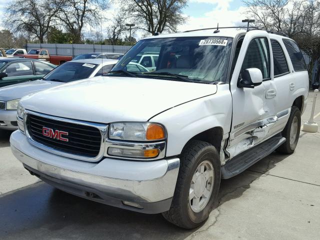 1GKEK13Z64J112340 - 2004 GMC YUKON WHITE photo 2