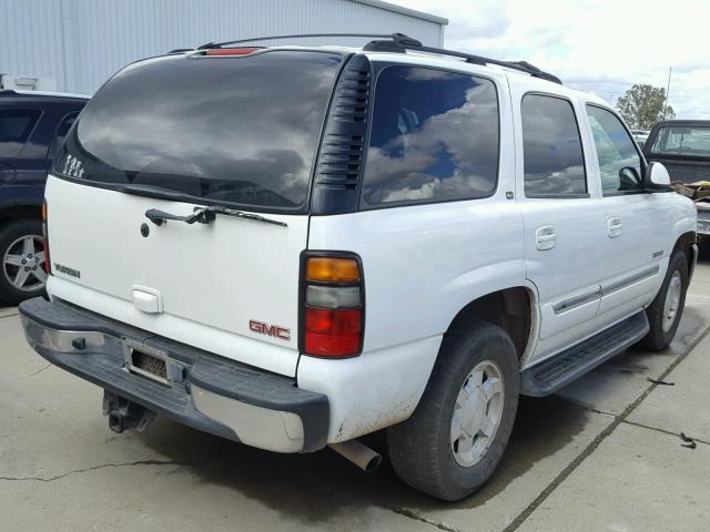 1GKEK13Z64J112340 - 2004 GMC YUKON WHITE photo 4