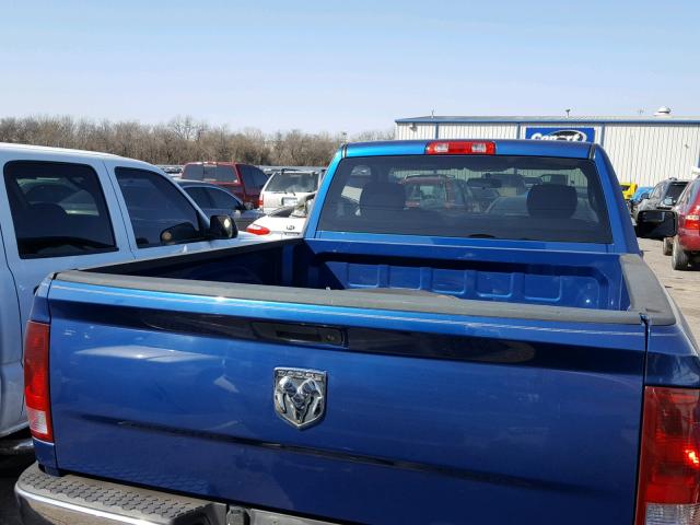 3D7JB1EK1AG101565 - 2010 DODGE RAM 1500 BLUE photo 6