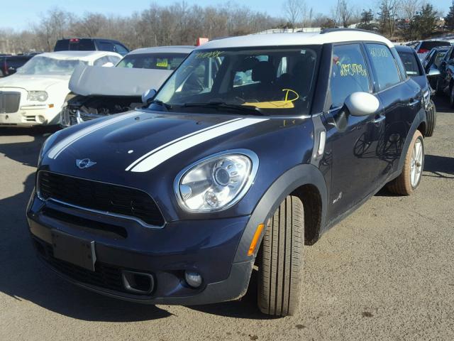 WMWZC5C5XBWH99885 - 2011 MINI COOPER S C BLUE photo 2