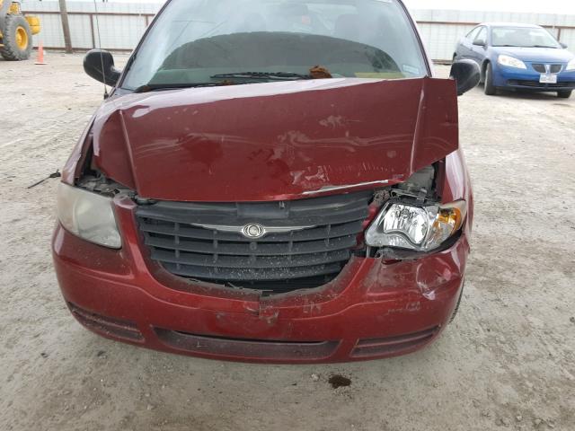 1A4GP45R16B594016 - 2006 CHRYSLER TOWN & COU RED photo 9