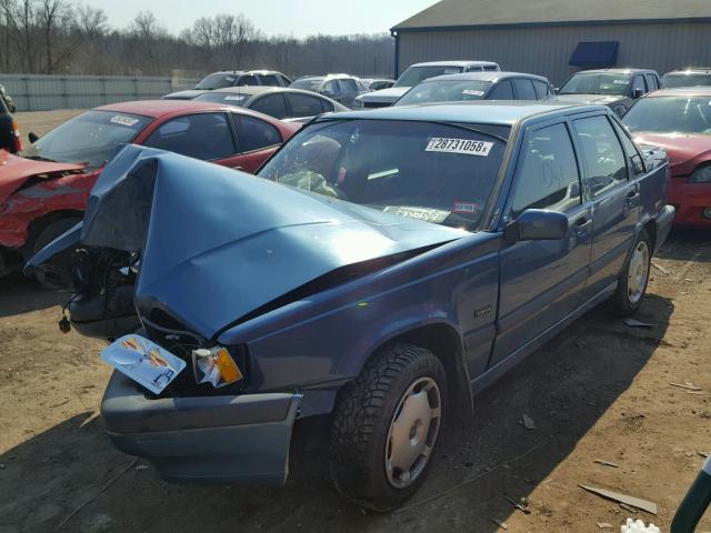 YV1LS5548V1389935 - 1997 VOLVO 850 BLUE photo 2