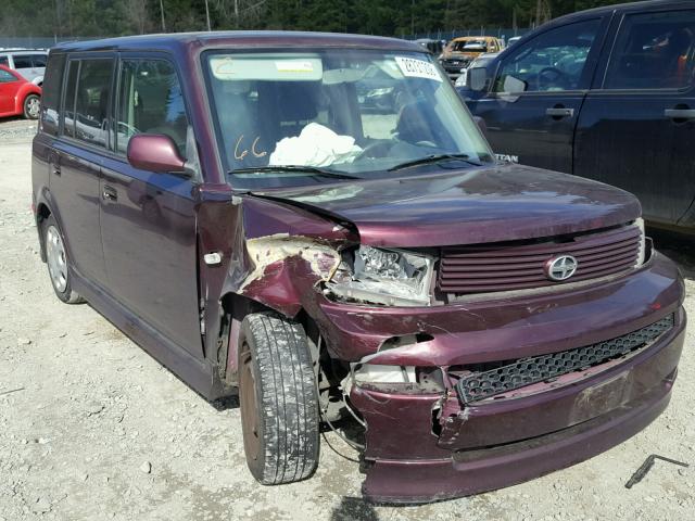 JTLKT324950203465 - 2005 TOYOTA SCION XB PURPLE photo 1