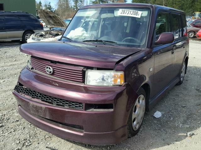 JTLKT324950203465 - 2005 TOYOTA SCION XB 紫色 照片 2